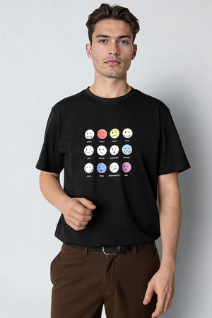 Clean Cut Copenhagen Emoji t-Hemd Black