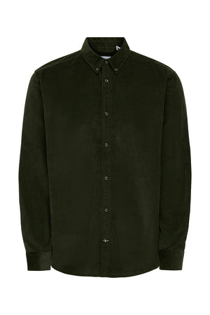 ONLY & SONS Michael Regular Fit Stretch Cord Hemd LS Rosin