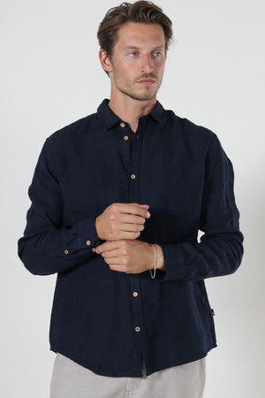 Kronstadt Ayers Ls Hemd Sky Captain