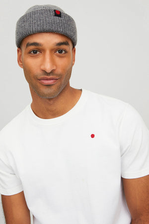 Jack & Jones Rdd Royal Short Beanie Light Grey Melange