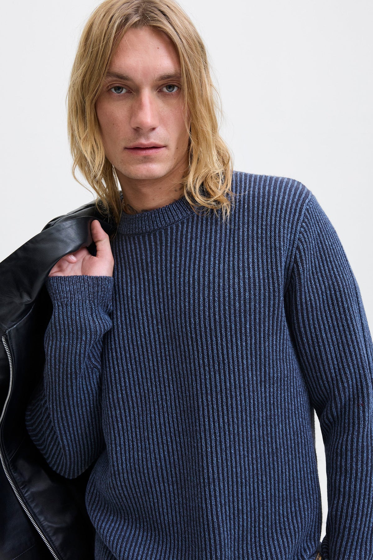 Jack & Jones Dover Knit Crew Neck SN Sky Captain