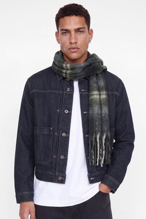 Jack & Jones Norrebro Chunky Scarf Crown Blue