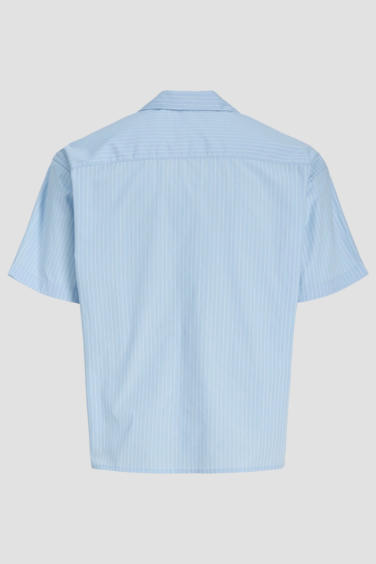 Jack & Jones Menton Poplin Stripe Resort Shirt SS Cashmere Blue