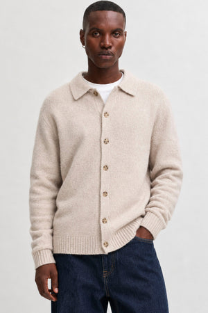 Jack & Jones Soho Ollie Knit Polo Cardigan Atmosphere