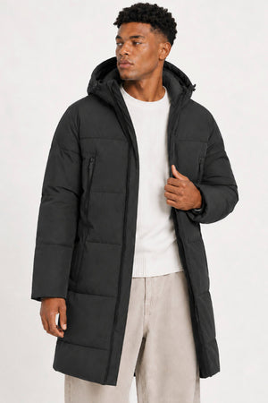 Jack & Jones Becks Long Puffer Black