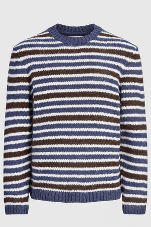 Jack & Jones Salamanco Knit Crew Neck Crown Blue