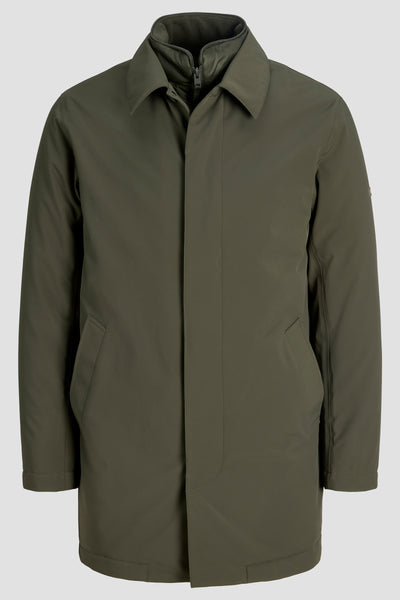 Jack & Jones Bladevon Mac Coat Forest Night