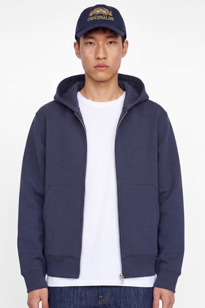Jack & Jones Legacy Scuba Sweat Zip Hoodie Outer Space