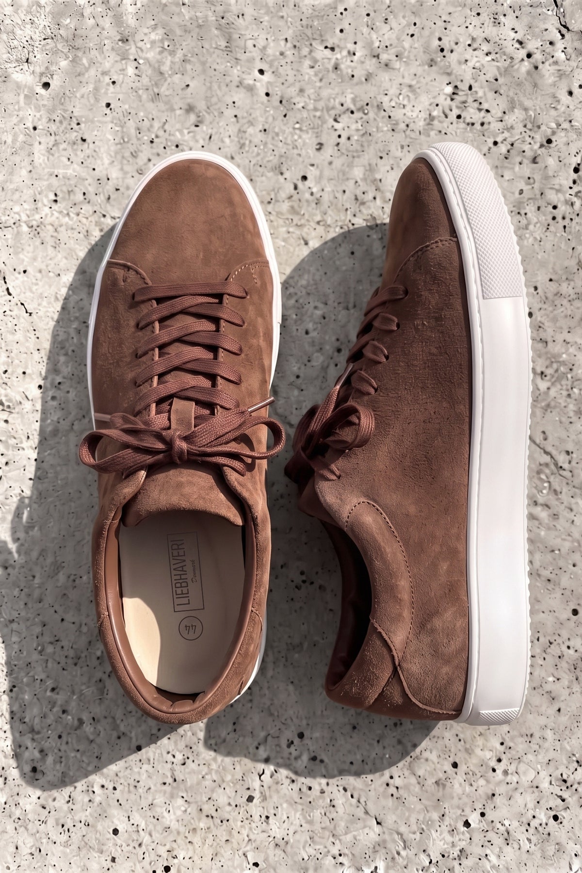 Liebhaveri Liberty Sneaker Suede Walnut