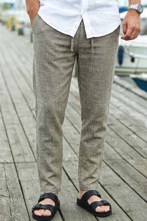 Selected Brody Leinen Hose Delicioso