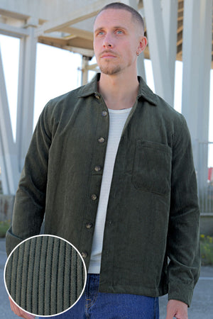 ONLY & SONS Tile Corduroy Hemd Rosin