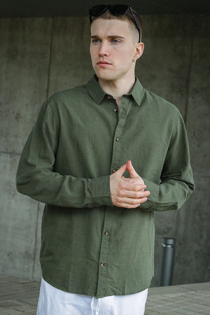 Jack & Jones Summer Hemd LS Beetle