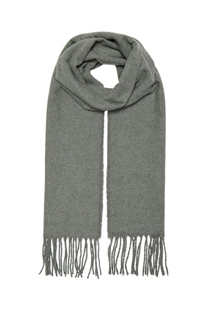ONLY & SONS Easton Plain Knit Scarf Castor Gray
