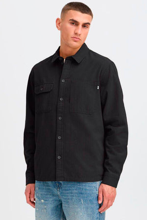 Solid Roux Hemd True Black