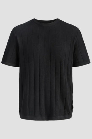 Jack & Jones Bradley Knit Tee SS Black