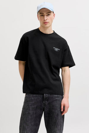 Jack & Jones Jorsanremo Back Tee SS Crew Neck SN Black