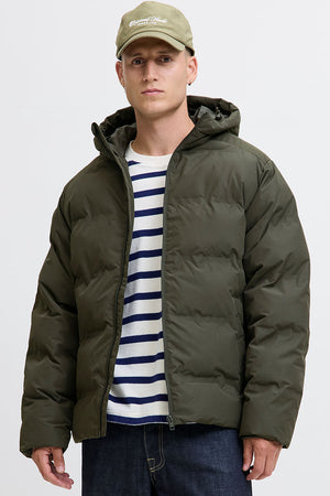 Jack & Jones Soho Puffer Hood Jacket Rosin