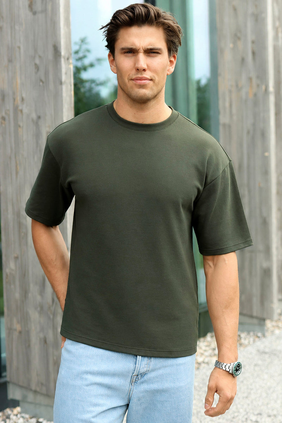 Only & Sons Caspian Airflex Boxy SS Tee Beluga