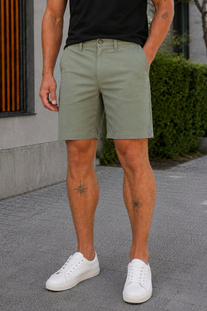 Selected Slmslim-Miles Flex Shorts Vetiver