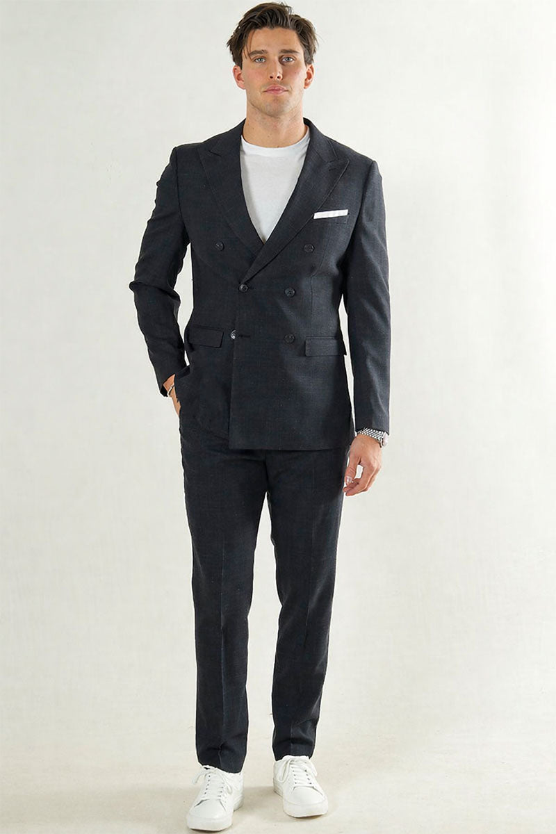 Selected Oasis Linen DB Blazer Black