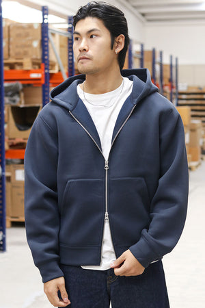 Jack & Jones Cover Scuba Sweat Zip Hood Outer Space