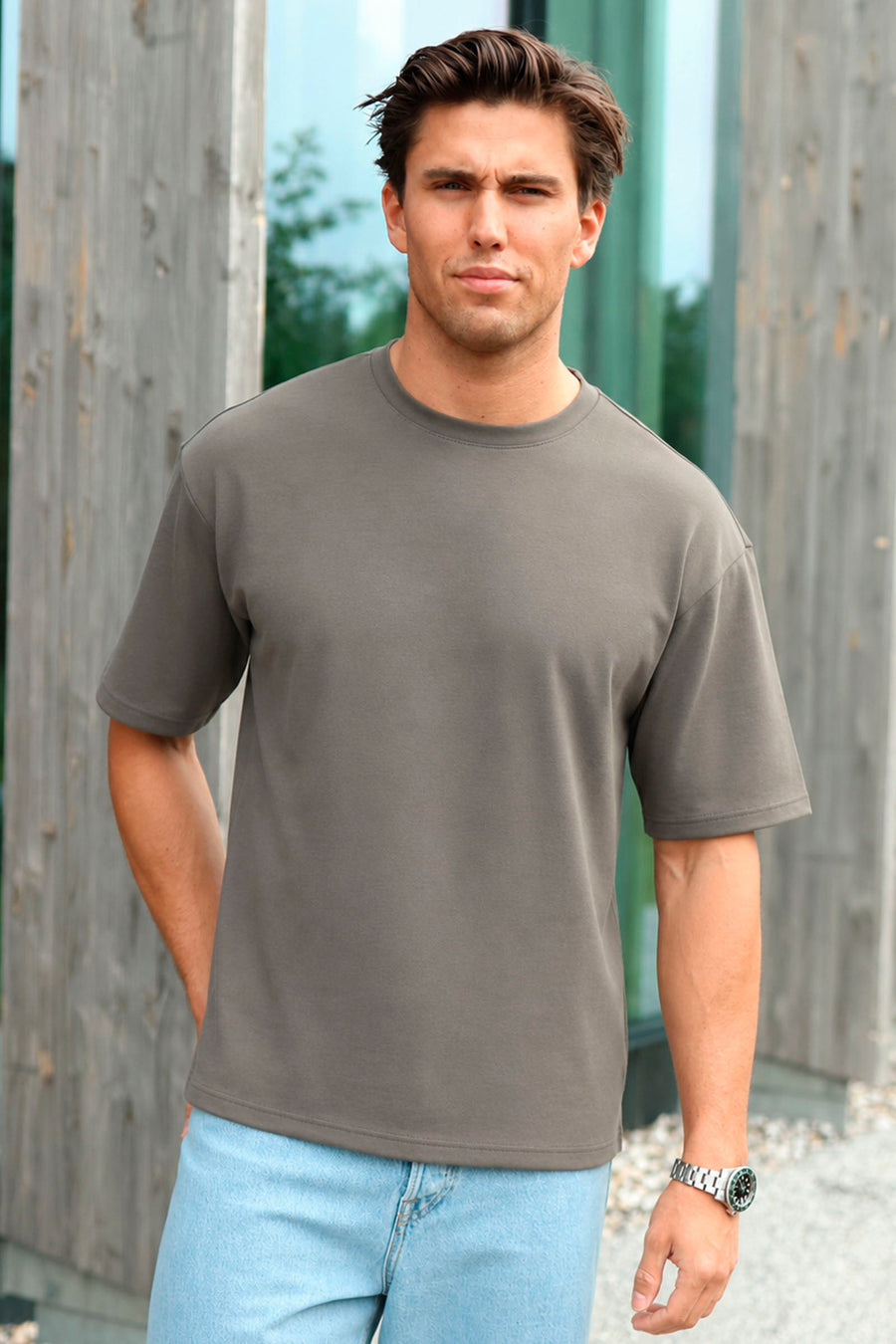 Only & Sons Caspian Airflex Boxy SS Tee Beluga