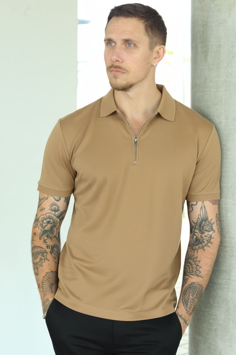 Selected Fave Polo Savannah Tan