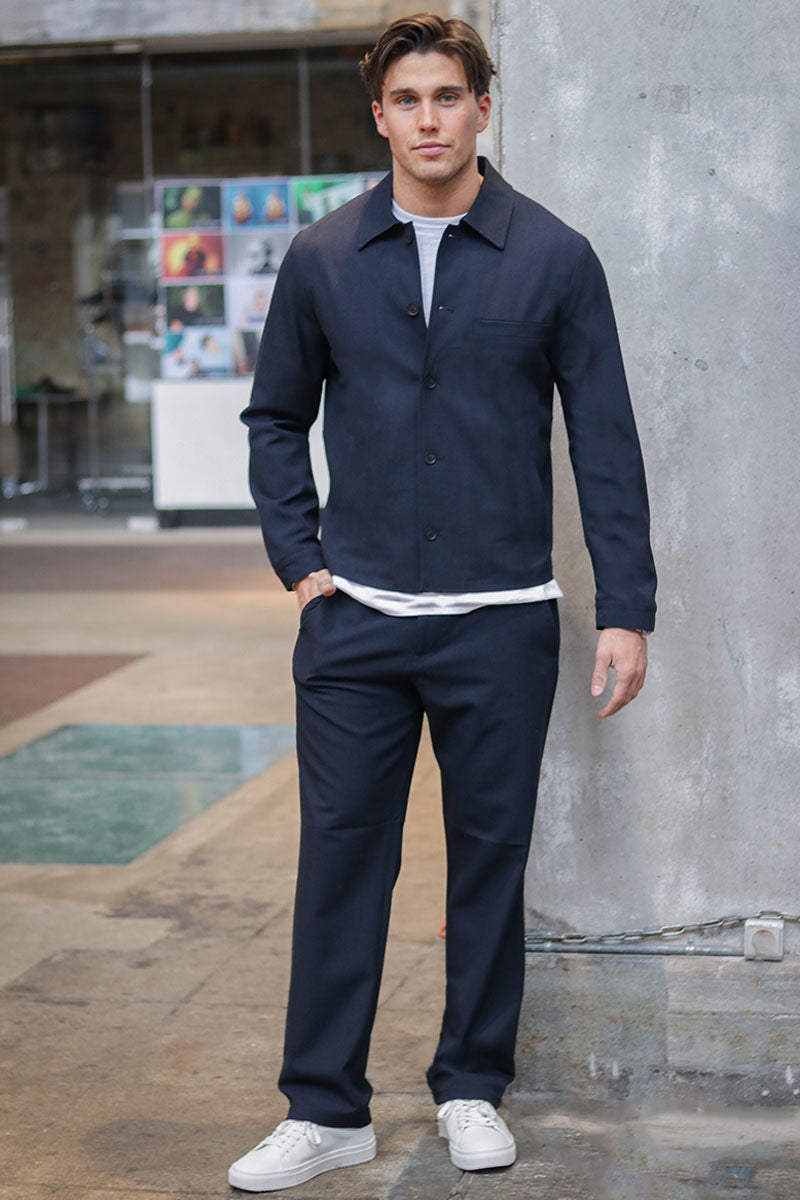 Selected Robert String Pant Dark Sapphire