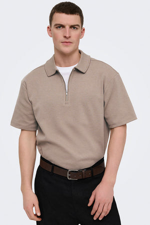 Only & Sons New Kodyl Relaxed Fit Polo Fossil