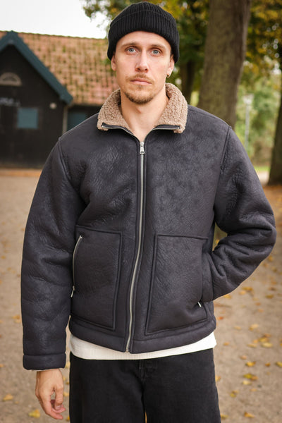 Jack & Jones Salamanco Flight Jacket Black