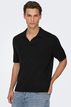 Only & Sons Travis Reg 12 Kurzarm Black