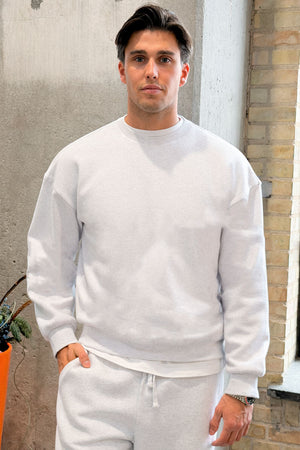 Only & Sons Ceres Ovy Sweatshirt Super Light Grey Melange