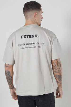 ONLY & SONS Lale Oversize Fit Tee Silver Lining