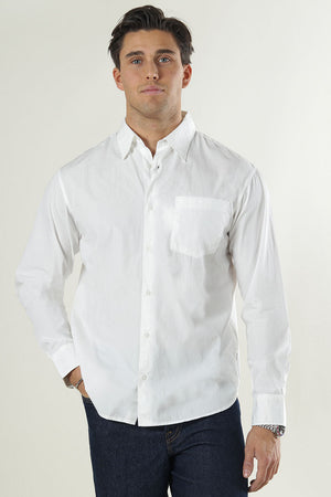 Jack & Jones Cody Relaxed Fit Poplin LS Hemd White