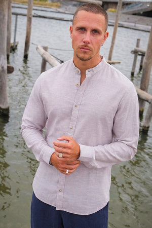 Jack & Jones Summer Hemd Linen Blend Band LS String