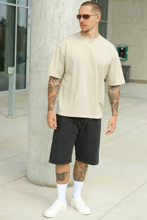 Jack & Jones Alex Baggy Fit Shorts 499 Black Denim