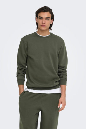 Only & Sons Ceres Crew Neck Beluga
