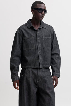 Jack & Jones Bolt Denim Overshirt AKM 726 LN Grey Denim