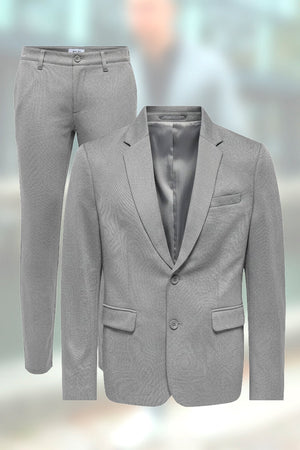 Komplettes Comfort Suit - Medium Grey Melange
