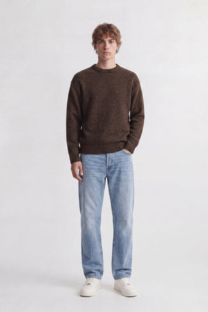 Jack & Jones Soho Ollie Knit Crew Neck SN Cocoa