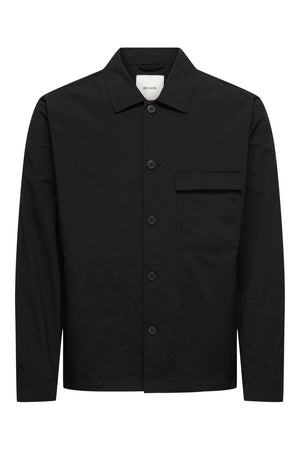 Only & Sons Gereth Life Stretch Shacket Black