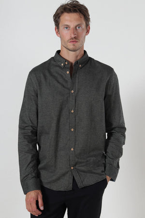Kronstadt Johan Diego Cotton Hemd Army mix