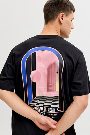 Jack & Jones Paradise Island Tee Schwarz