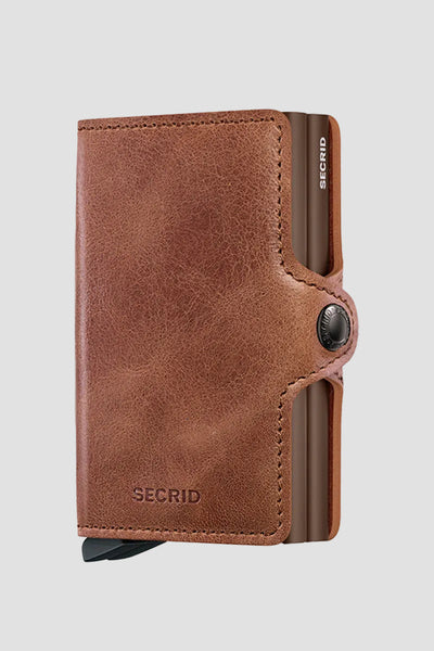 Secrid Twinwallet Cognac-Silver