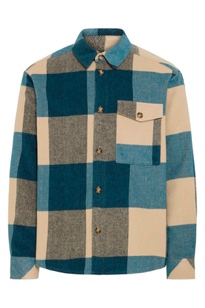 Solid Manheim Hemd INDIAN TEAL