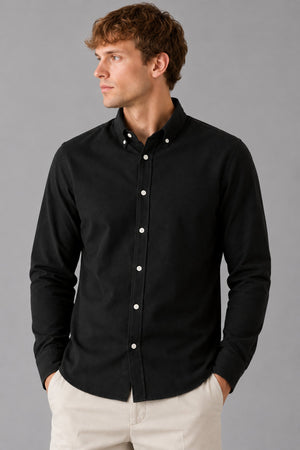 Clean Cut Copenhagen Eske Oxford Shirt Black
