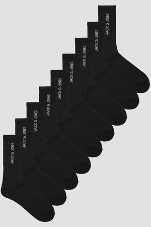 Jack & Jones Regen Tennis Socks 9-pack Black