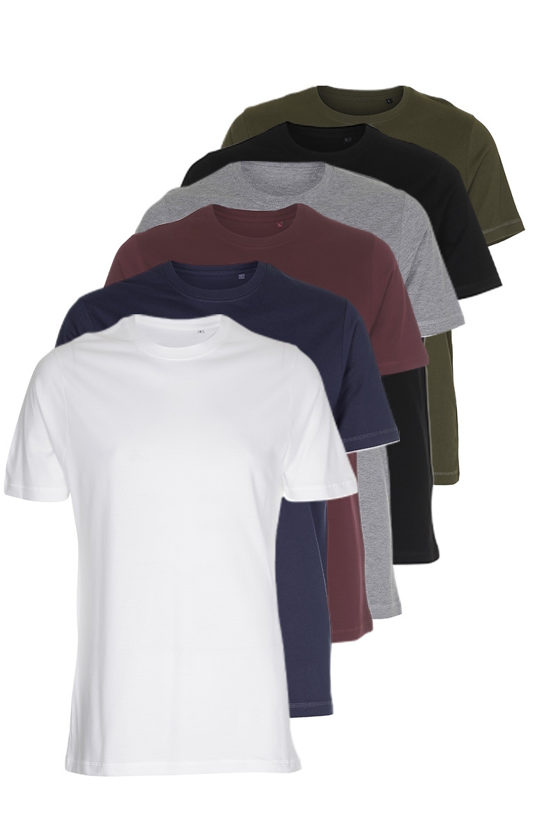 Mix & Match: 6 x Organic Basic T-shirts: 70€ (11,66€ PRO STÜCK)