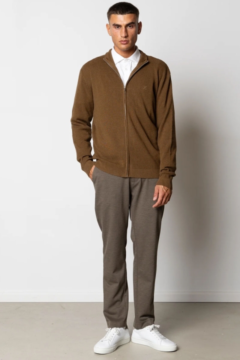 Clean Cut Copenhagen Oscar Cardigan Brown Melangè