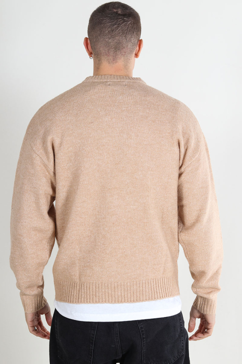 Jack & Jones Ollie Knit Crew Neck Humus